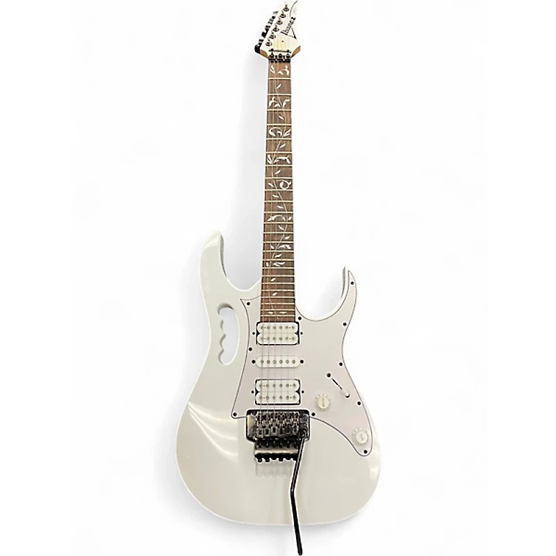 Used Ibanez JEMJR WHITE Solid Body Electric Guitar
