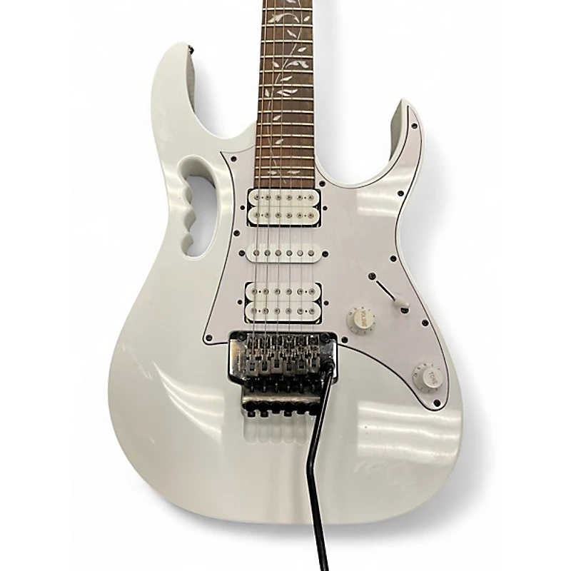 Used Ibanez JEMJR WHITE Solid Body Electric Guitar