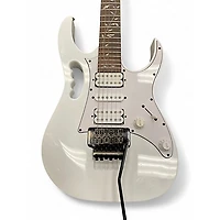 Used Ibanez JEMJR WHITE Solid Body Electric Guitar