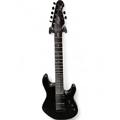 Used Sterling by Music Man JP70 John Petrucci Signature Stealth Black Solid Body Electric Guitar