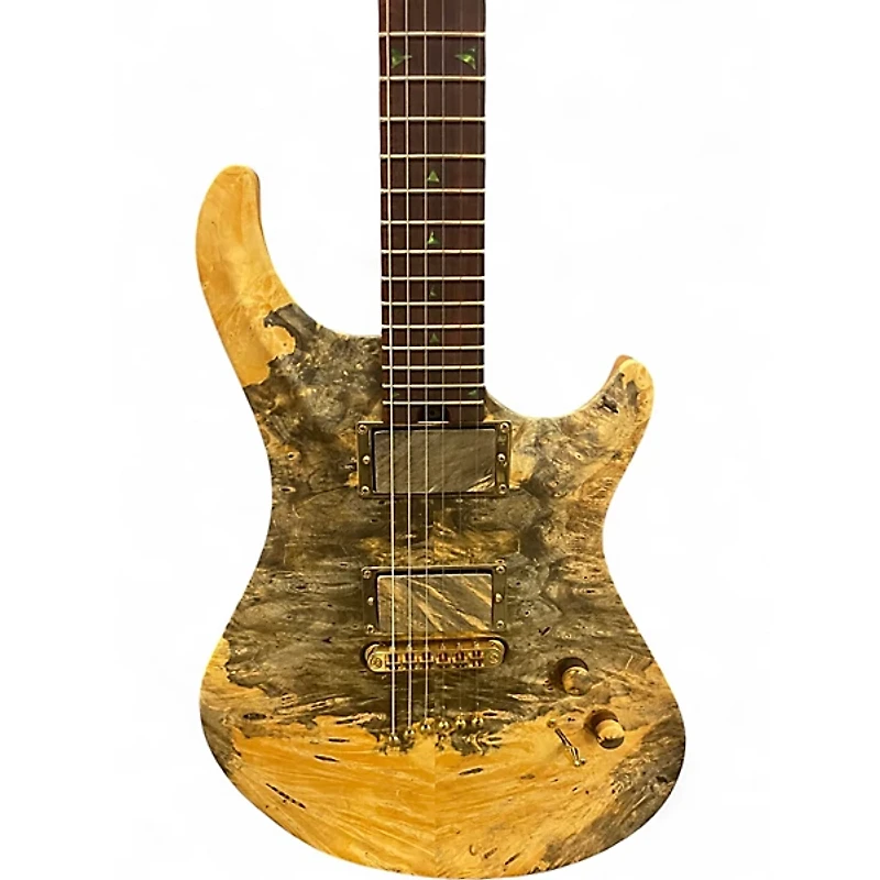 Used Warrior DMZ126 Natural Solid Body Electric Guitar