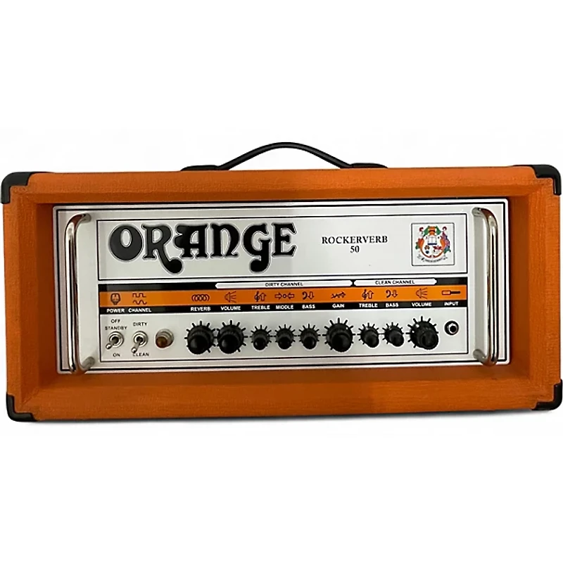 Used 2020s Orange Amplifiers Rockerverb RK50HTC 50W Tube Guitar Amp Head