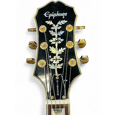 Used Epiphone sheraton Natural Hollow Body Electric Guitar