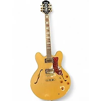 Used Epiphone sheraton Natural Hollow Body Electric Guitar