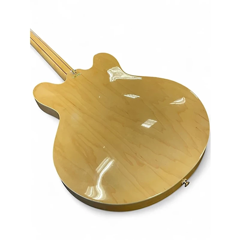 Used Epiphone sheraton Natural Hollow Body Electric Guitar