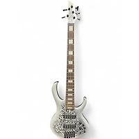 Used Ibanez BTB25TH5 Silver Blizzard Matte Electric Bass Guitar