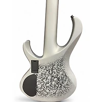 Used Ibanez BTB25TH5 Silver Blizzard Matte Electric Bass Guitar