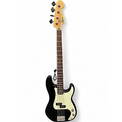 Used Squier P-BASS BLACK Electric Bass Guitar