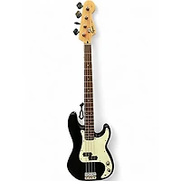 Used Squier P-BASS BLACK Electric Bass Guitar