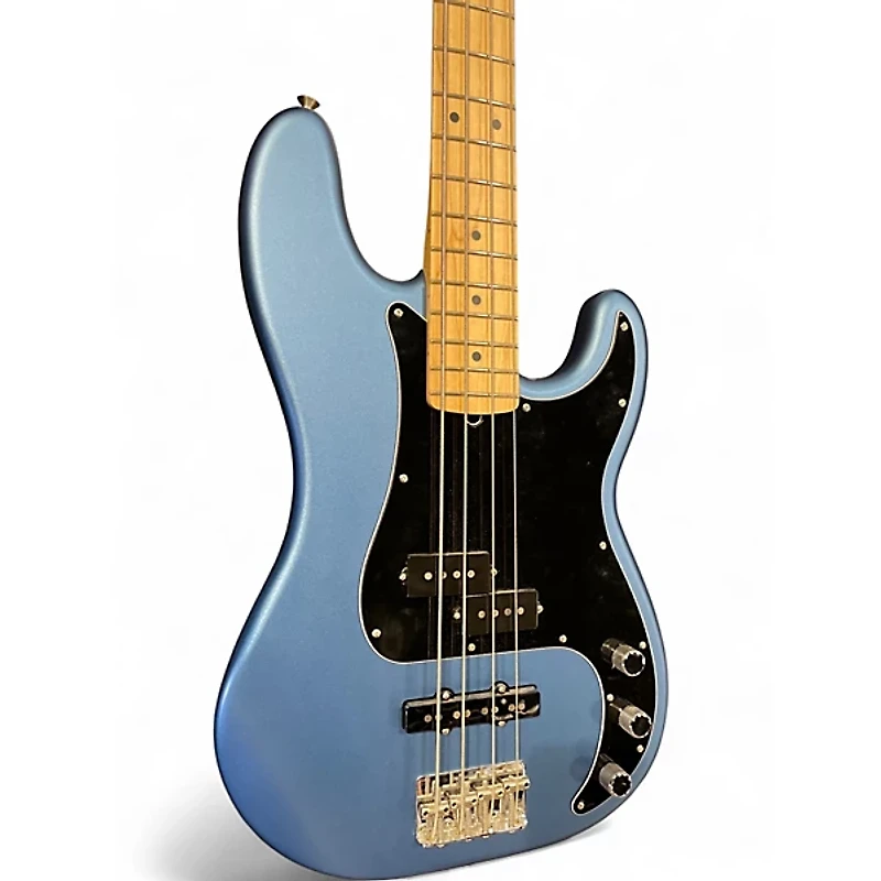 Used Fender American Performer Precision Bass Lake Placid Blue Electric Bass Guitar