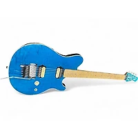 Used Ernie Ball Music Man Axis BLUE Solid Body Electric Guitar