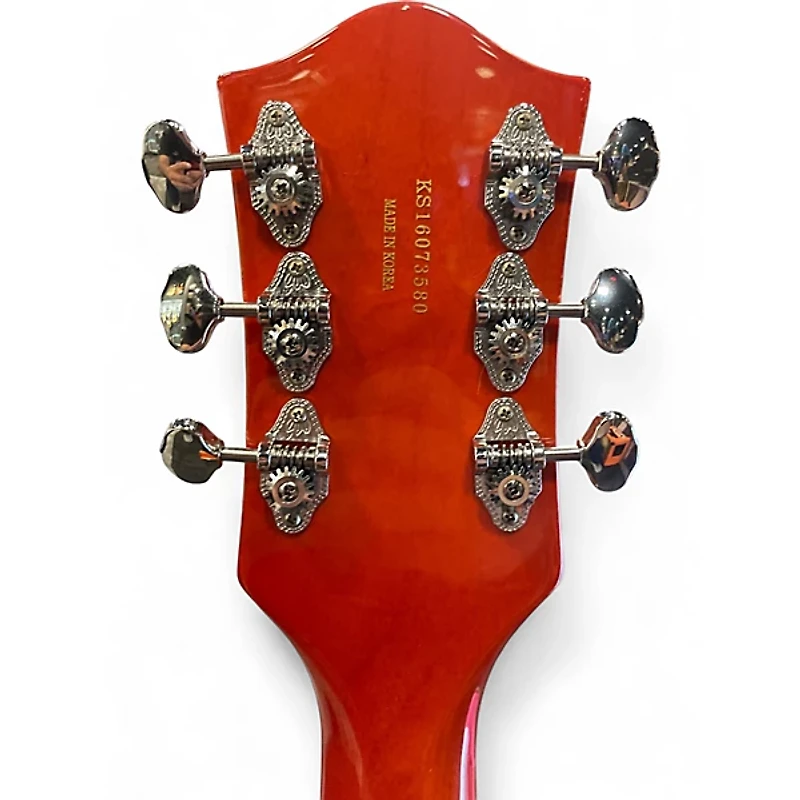 Used Gretsch Guitars G5422T Electromatic Orange Hollow Body Electric Guitar