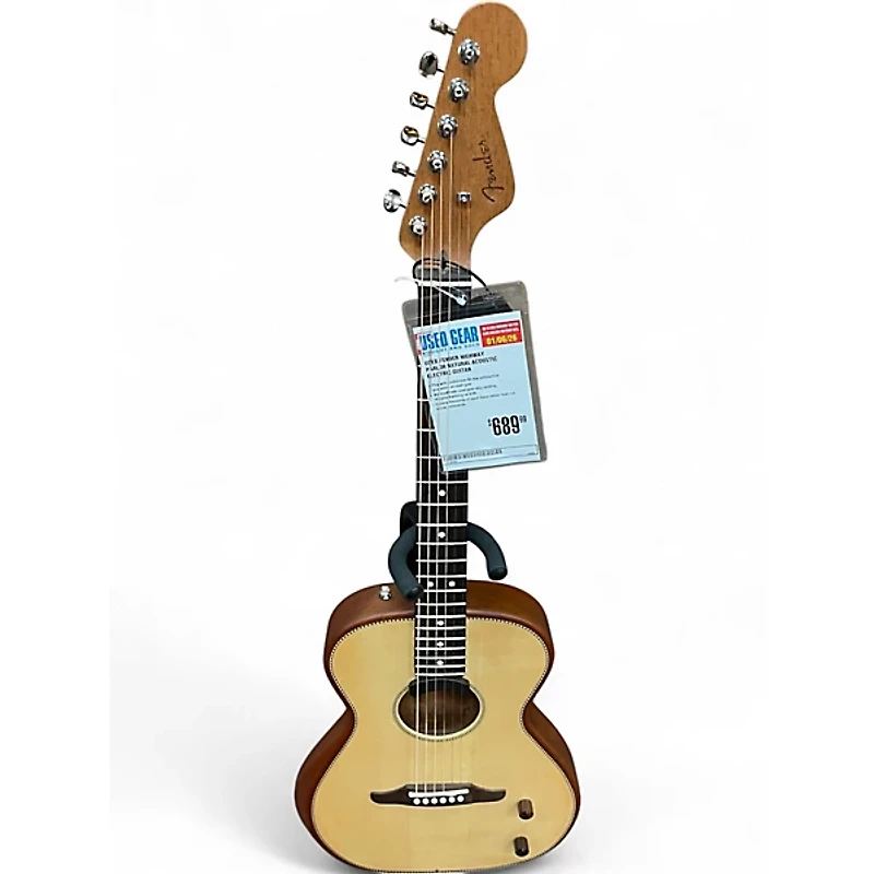 Used Fender HIGHWAY PARLOR NATURAL Acoustic Electric Guitar