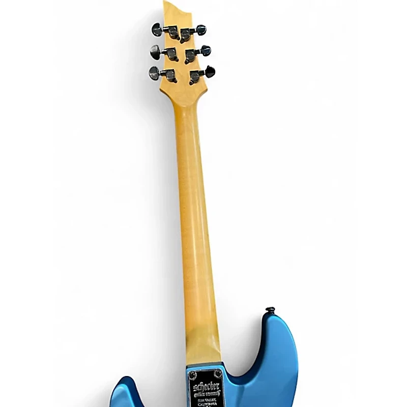 Used Schecter Guitar Research C1 Special Blue Solid Body Electric Guitar