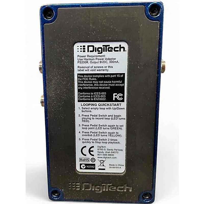 Used DigiTech JamMan Looper / Phrase Sampler Pedal