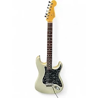 Used 2004 Fender American Deluxe Stratocaster Chrome Silver Solid Body Electric Guitar