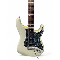 Used 2004 Fender American Deluxe Stratocaster Chrome Silver Solid Body Electric Guitar