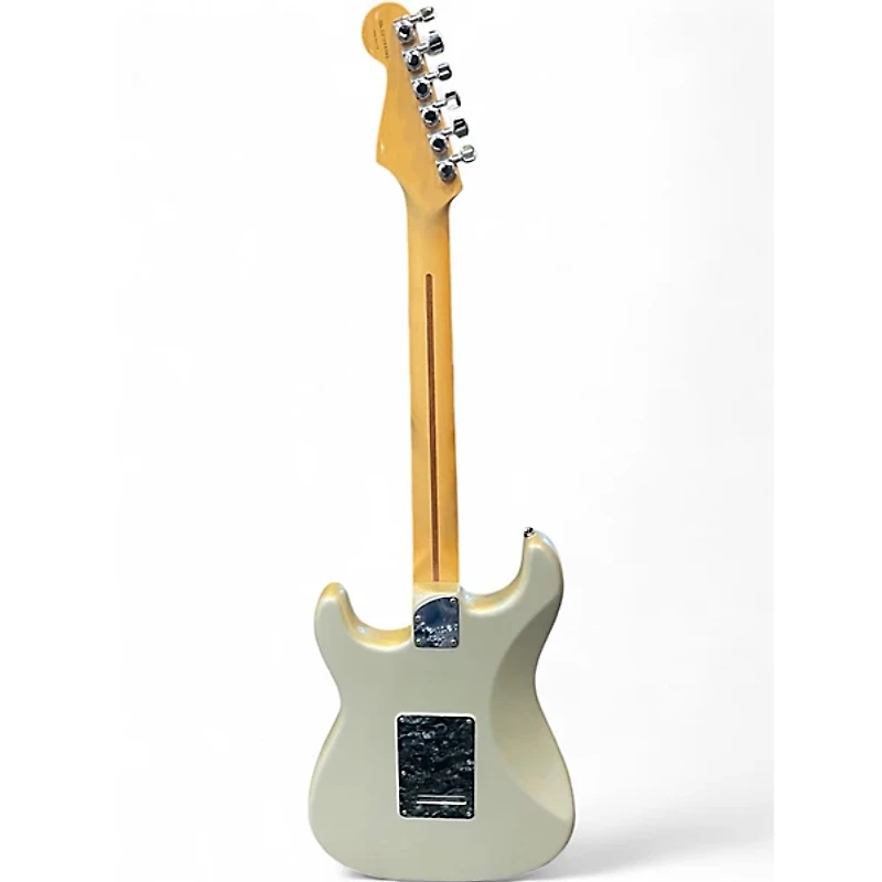 Used 2004 Fender American Deluxe Stratocaster Chrome Silver Solid Body Electric Guitar
