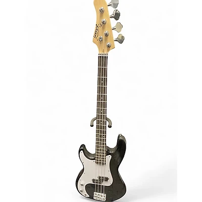 Used Glarry BASS Black Electric Bass Guitar