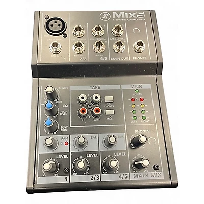Used Mackie MIX5 Unpowered Mixer