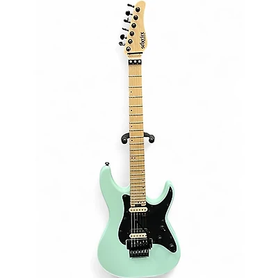 Used Schecter Guitar Research Sun Valley Super Shredder Seafoam Green Solid Body Electric Guitar