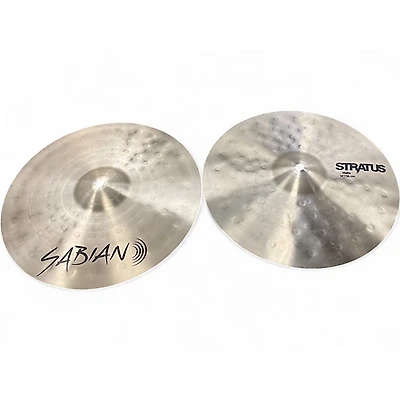 Used SABIAN 14in STRATUS HI HAT PAIR Cymbal