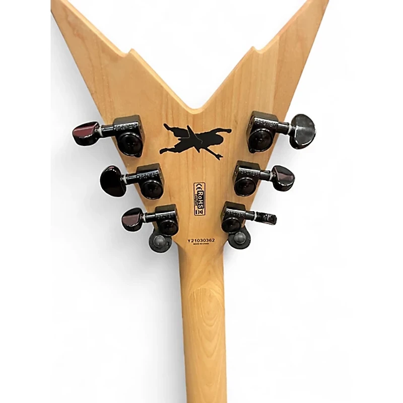 Used Dean Dimebag Razorback Black Solid Body Electric Guitar