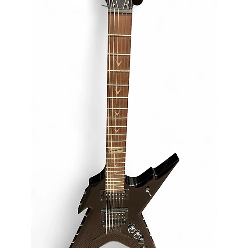 Used Dean Dimebag Razorback Black Solid Body Electric Guitar