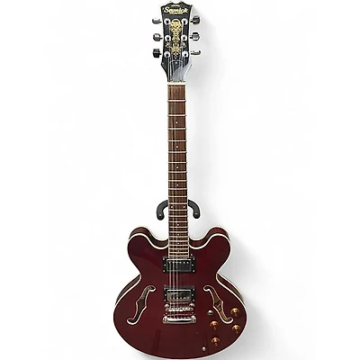 Used Samick SAN 450 RED Hollow Body Electric Guitar