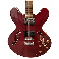 Used Samick SAN 450 RED Hollow Body Electric Guitar