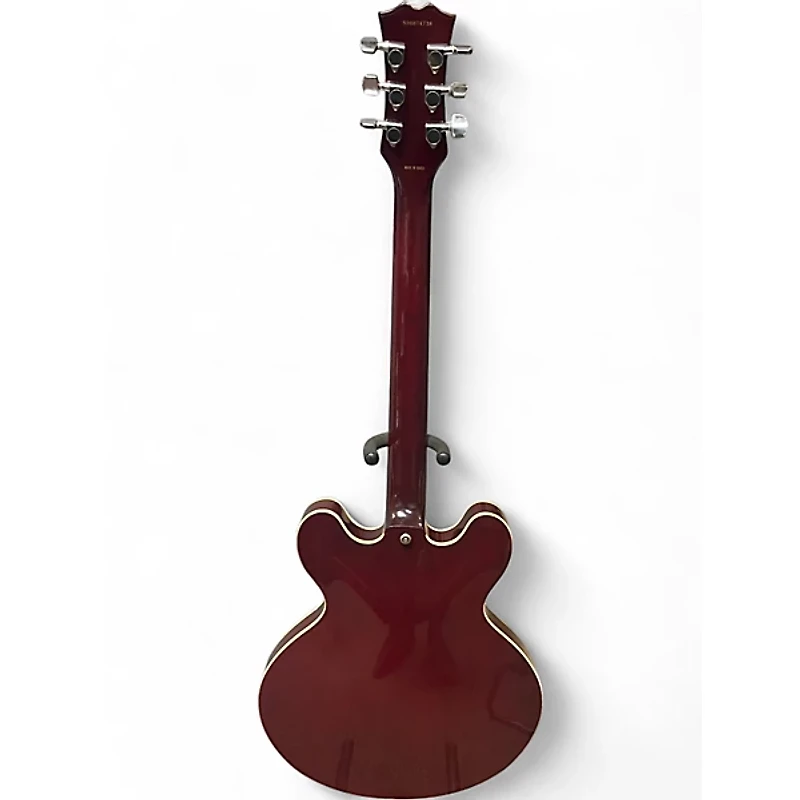 Used Samick SAN 450 RED Hollow Body Electric Guitar