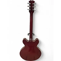 Used Samick SAN 450 RED Hollow Body Electric Guitar