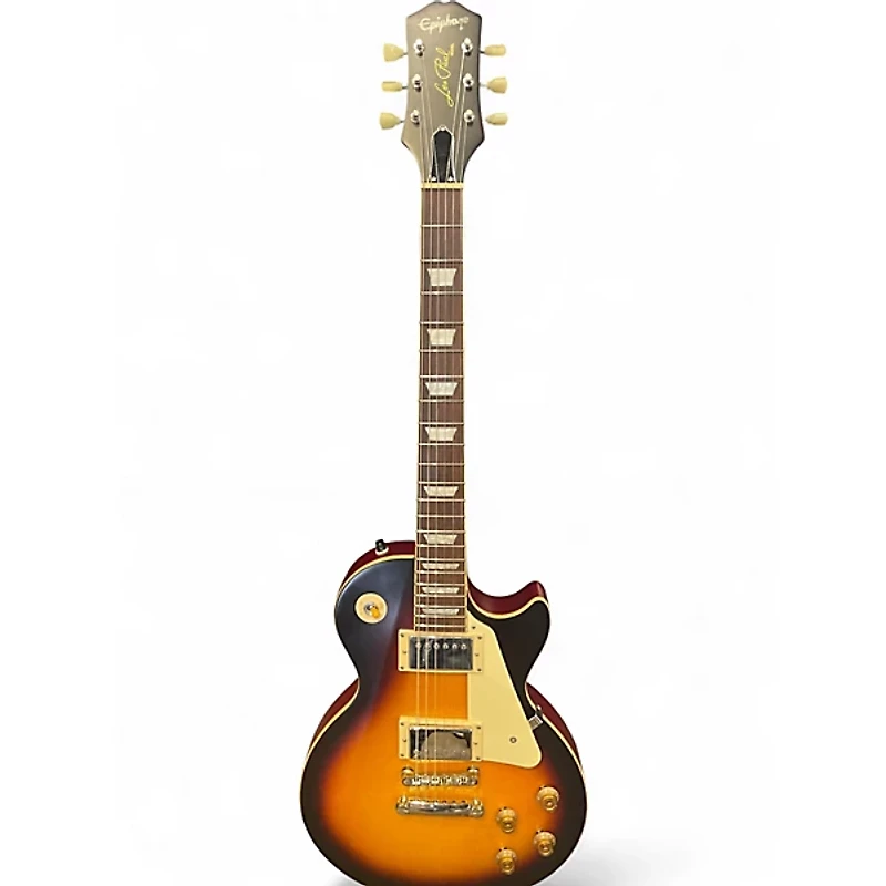 Used Epiphone 1959 Reissue Les Paul Standard Aged Dark Burst Solid Body Electric Guitar