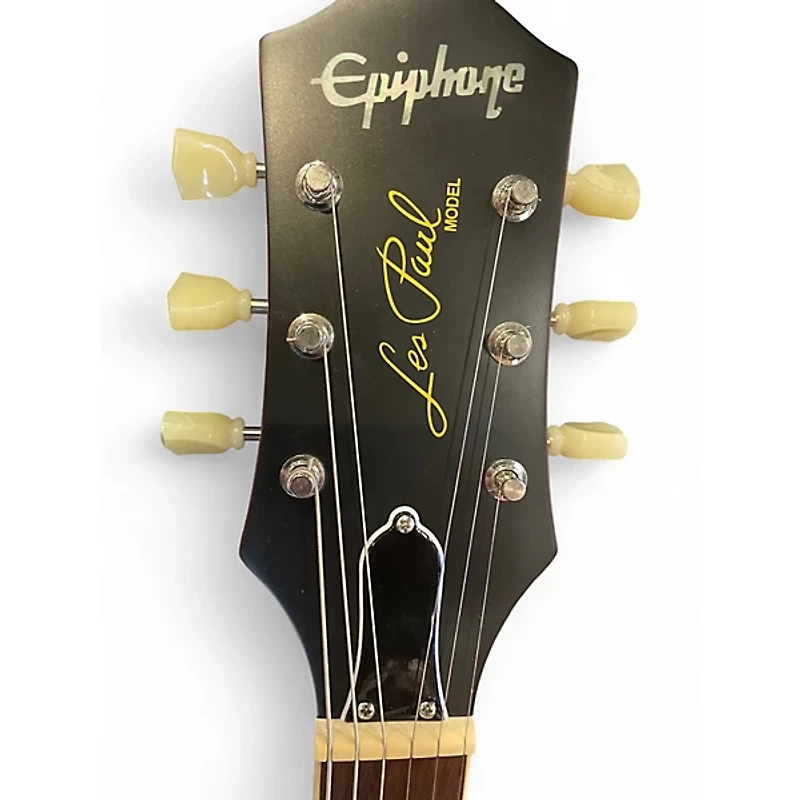 Used Epiphone 1959 Reissue Les Paul Standard Aged Dark Burst Solid Body Electric Guitar