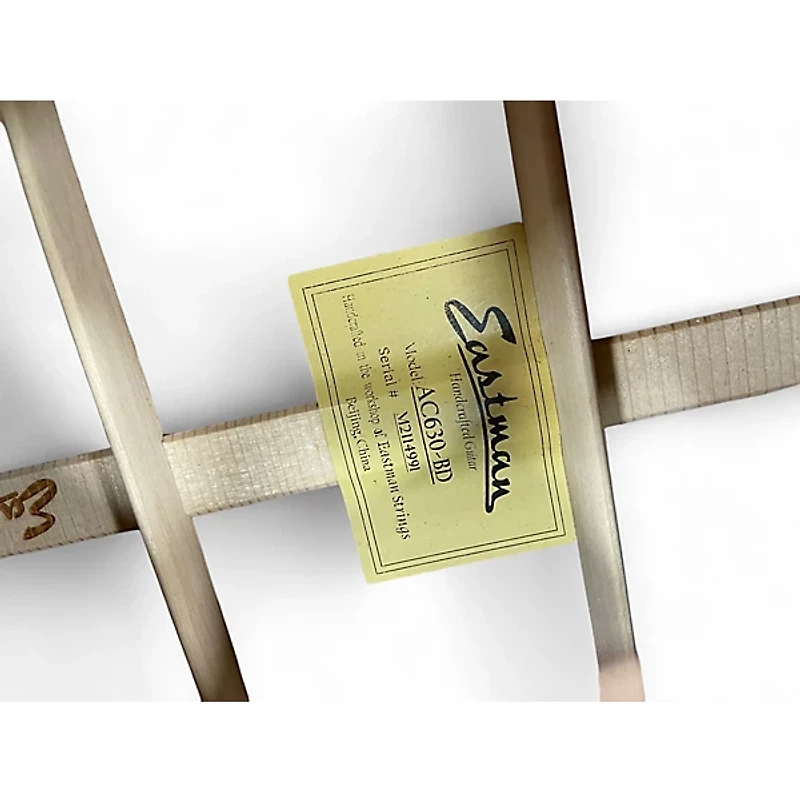 Used Eastman AC630 Natural Acoustic Guitar