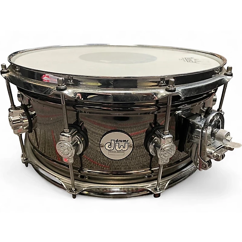 Used DW 14X6.5 Design Series Snare BLACK NICKEL Drum