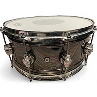 Used DW 14X6.5 Design Series Snare BLACK NICKEL Drum