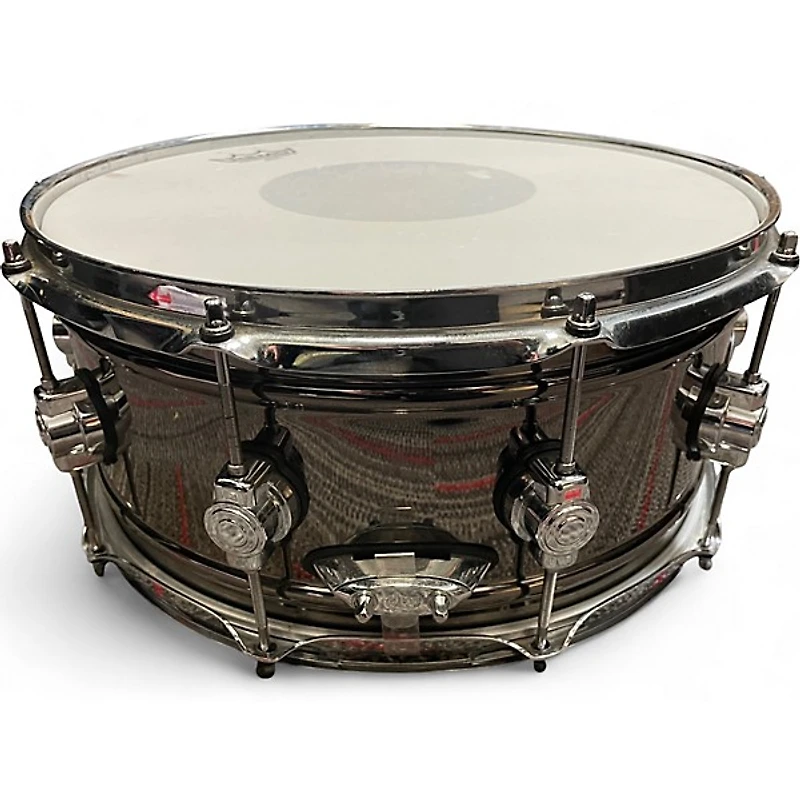 Used DW 14X6.5 Design Series Snare BLACK NICKEL Drum