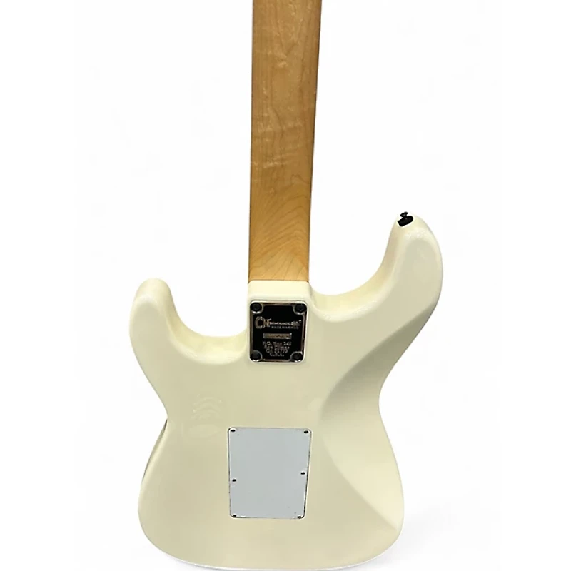 Used Charvel Pro Mod San Dimas HH HT WHITE Solid Body Electric Guitar