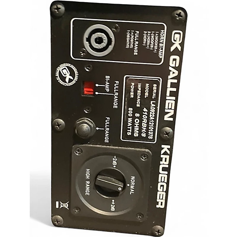 Used Gallien-Krueger 410RBH 800W Bass Cabinet