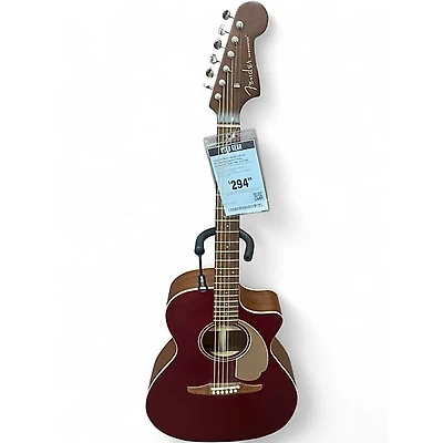 Used Fender Newporter Player Sunburst Acoustic Electric Guitar