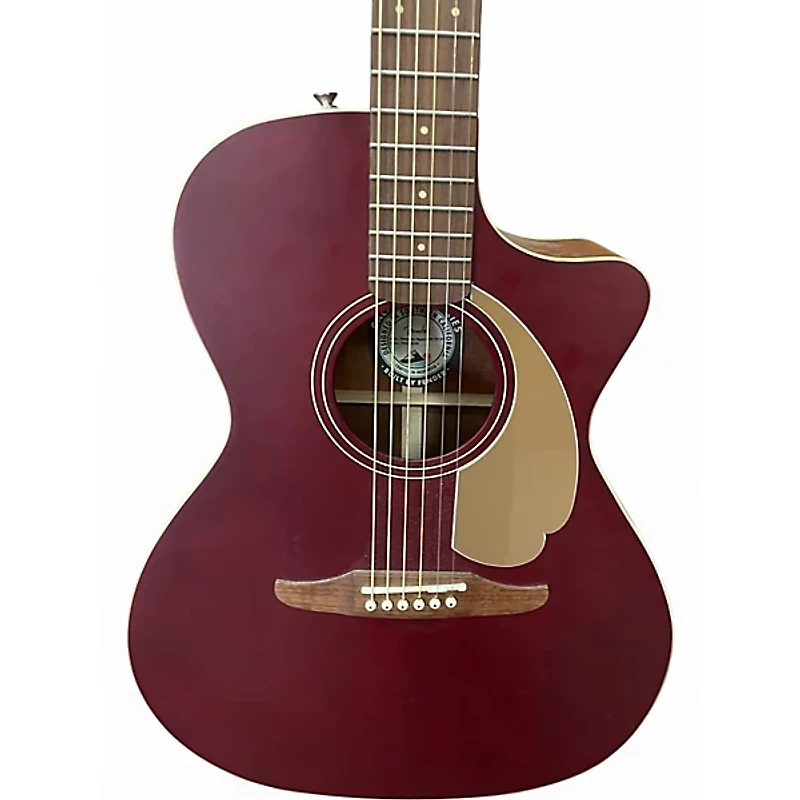 Used Fender Newporter Player Sunburst Acoustic Electric Guitar