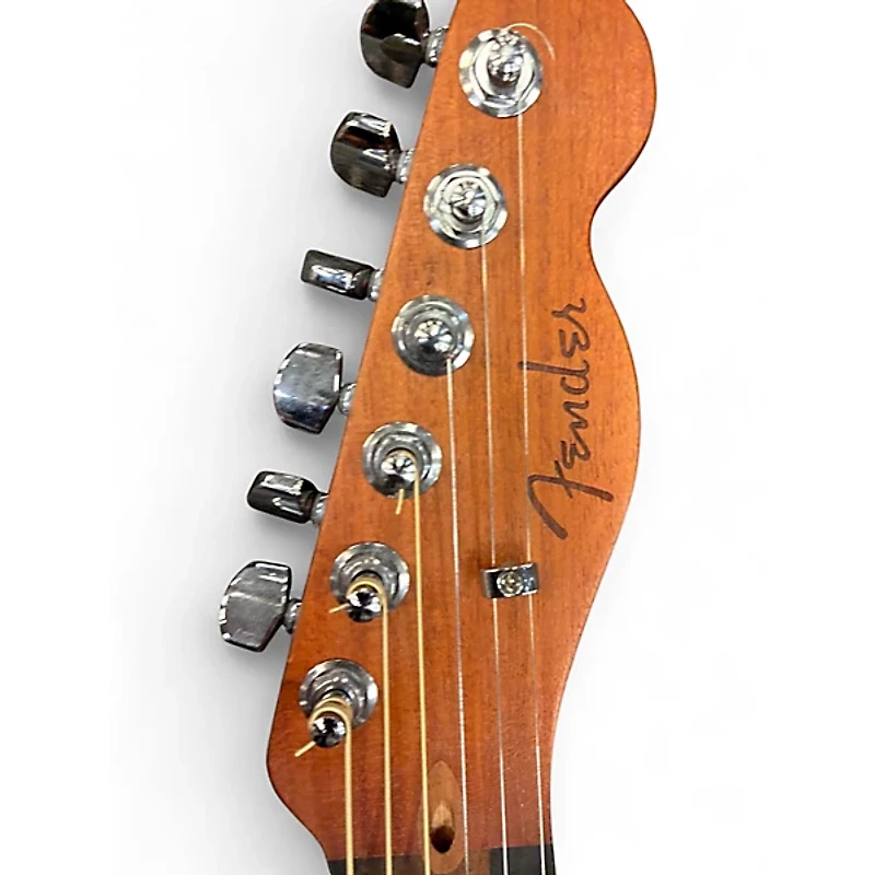 Used Fender American Acoustasonic Telecaster Sunburst Acoustic Electric Guitar