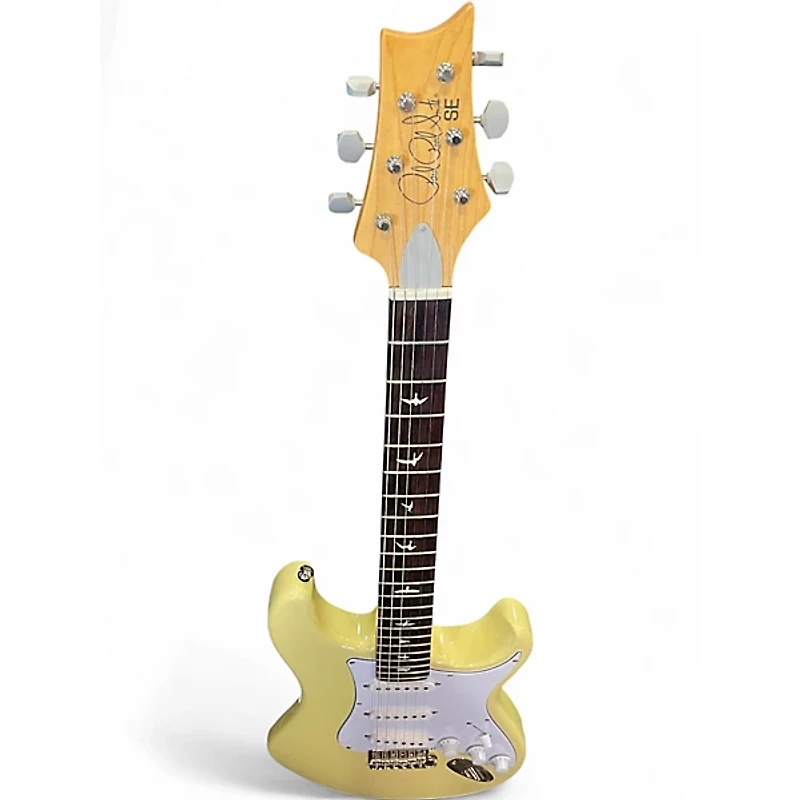 Used PRS SE Silver Sky Cream Solid Body Electric Guitar