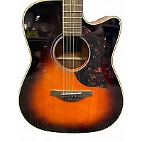 Used Yamaha A1M 2 Tone Sunburst Acoustic Electric Guitar