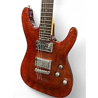 Used Schecter Guitar Research Diamond Series Gryphon Rootbeer Solid Body Electric Guitar