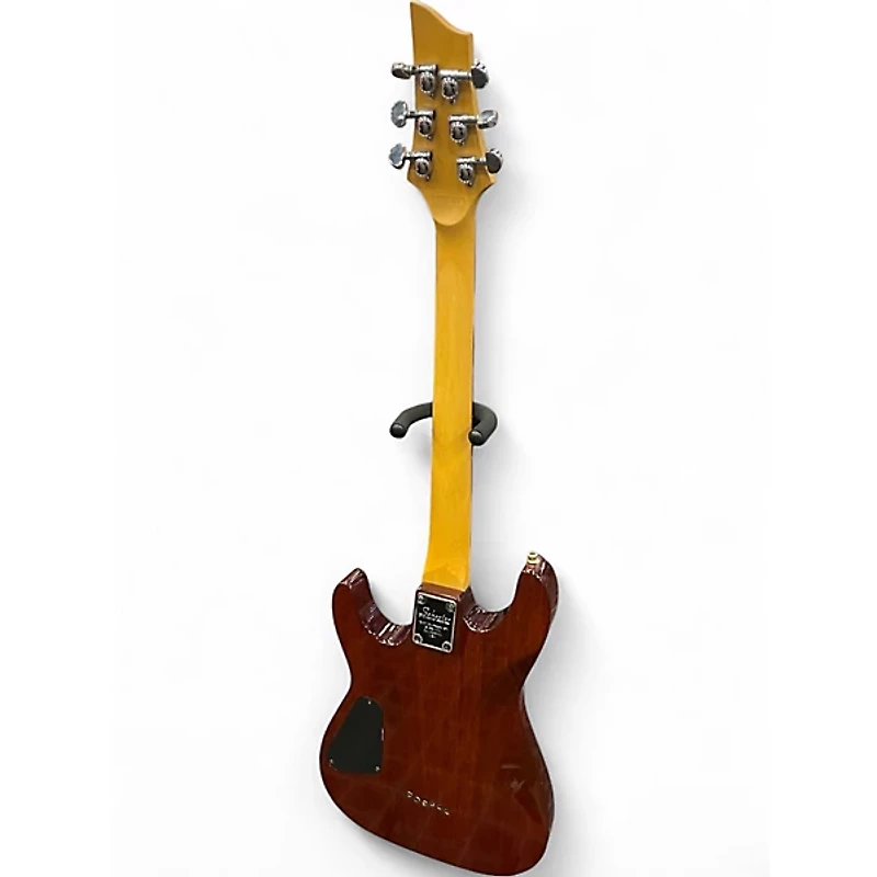Used Schecter Guitar Research Diamond Series Gryphon Rootbeer Solid Body Electric Guitar