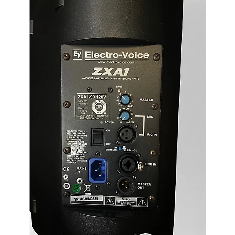 Used Electro-Voice ZXA1-90 Powered Speaker