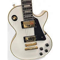 Used Epiphone LES PAUL CUSTOM Alpine White Solid Body Electric Guitar