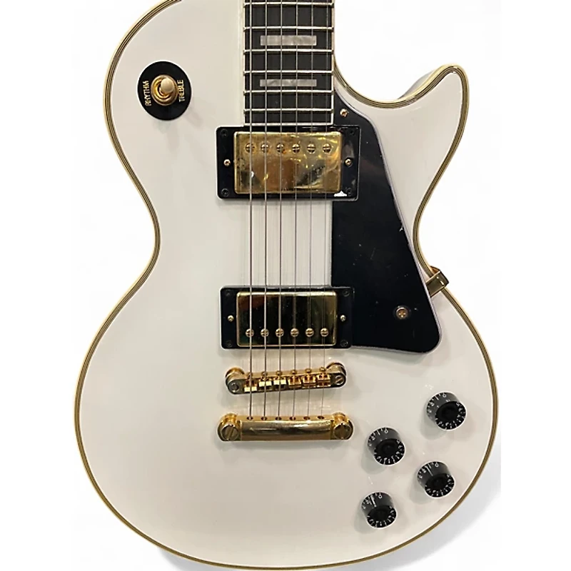 Used Epiphone LES PAUL CUSTOM Alpine White Solid Body Electric Guitar